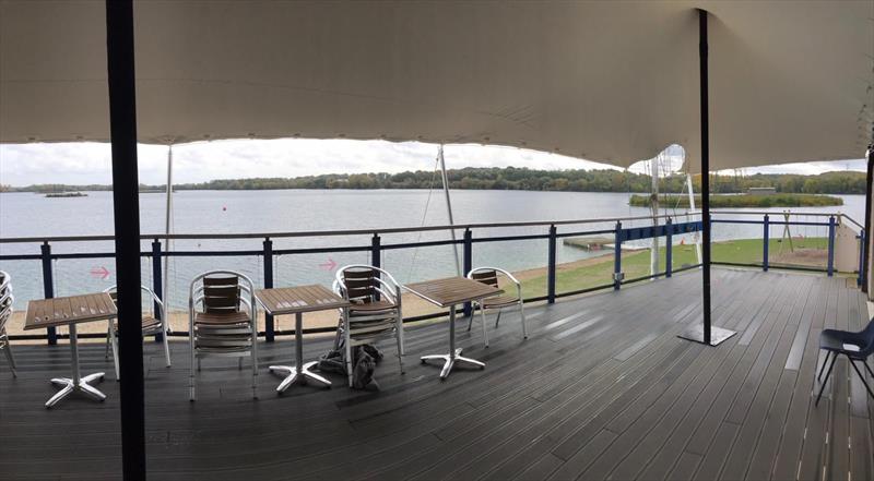 New balcony canopy at Burghfield Sailing Club photo copyright Nigel Rolfe taken at Burghfield Sailing Club