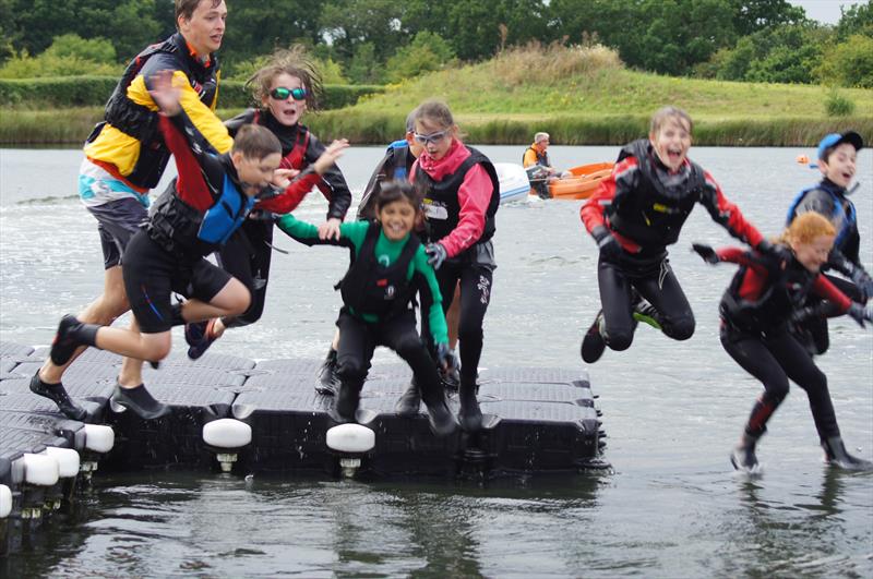 Lake fun at Blackwater photo copyright Nikki Johnson taken at Blackwater Sailing Club