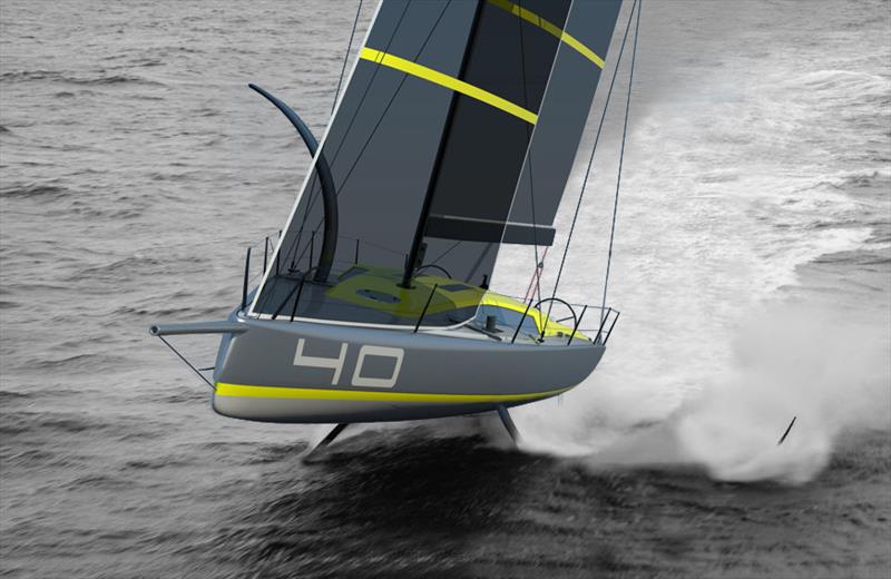 MW40OF - New Foiling Offshore Sailboat Concept - photo © Wilson / Marquinez Naval Architecture