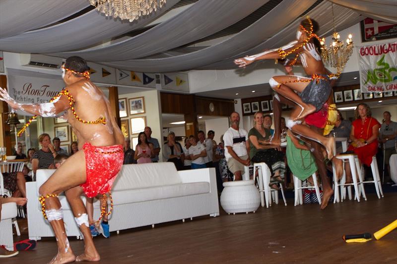 Wadumbah indigenous dance troupe at the Goolugatup Sailing Carnival closing ceremony photo copyright Bernie Kaaks taken at South of Perth Yacht Club