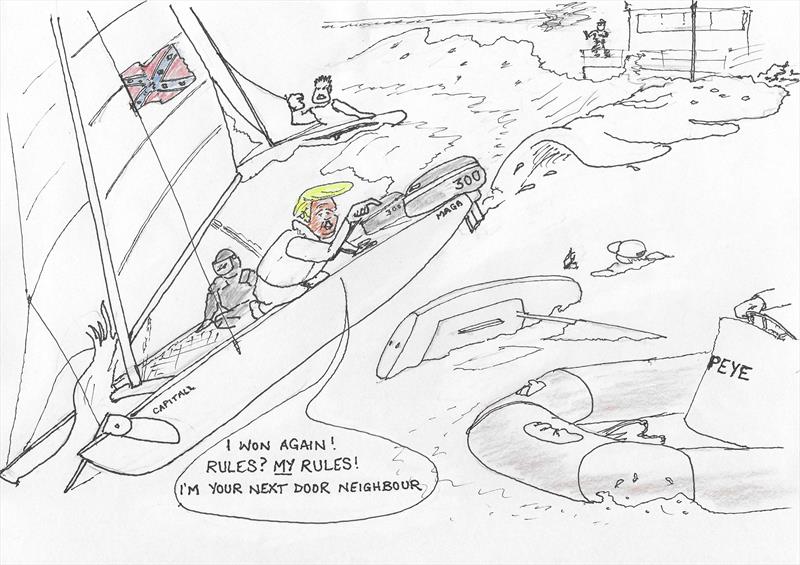 SYC Cartoon Competition photo copyright David Henderson taken at Solway Yacht Club