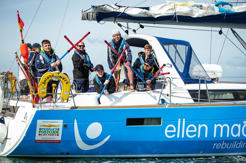 Ellen MacArthur Cancer Trust sailing trip in 2019 - photo © Martin Allen Photography