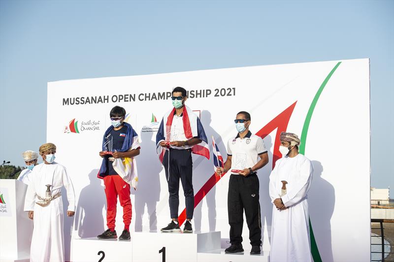 Mussanah Open Championship prize giving photo copyright Oman Sail taken at 