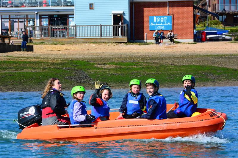 RYA Training back at HRSC photo copyright Trevor Pountain taken at Hamble River Sailing Club