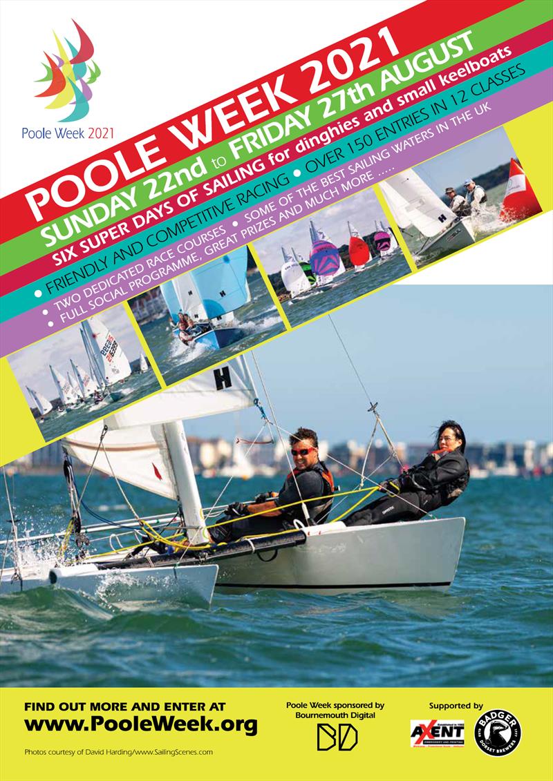 Poole Week 2021 photo copyright David Harding / www.sailingscenes.com taken at Parkstone Yacht Club