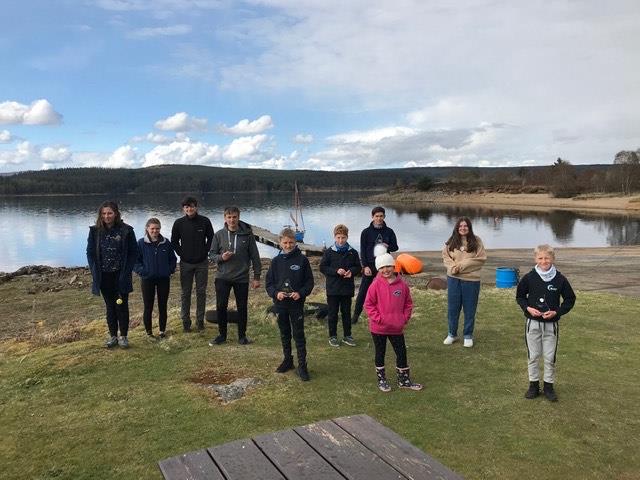 KWSC Youth Travellers Meeting Prize Winners photo copyright Richard Purdy taken at Kielder Water Sailing Club