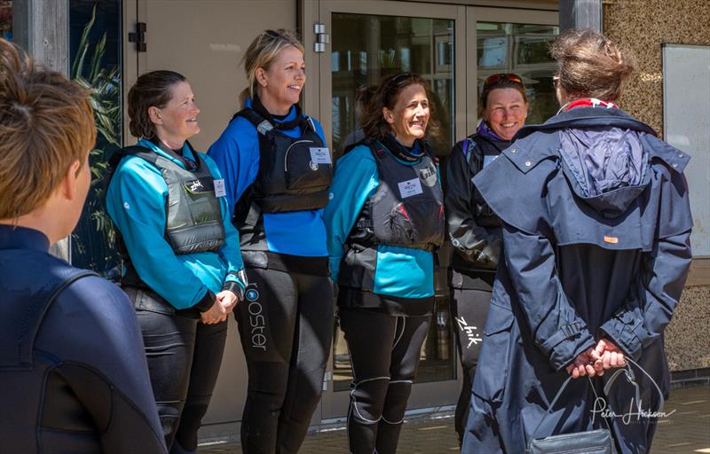 The Princess Royal makes a commemorative visit to Hayling Island Sailing Club photo copyright Peter Hickson taken at Hayling Island Sailing Club