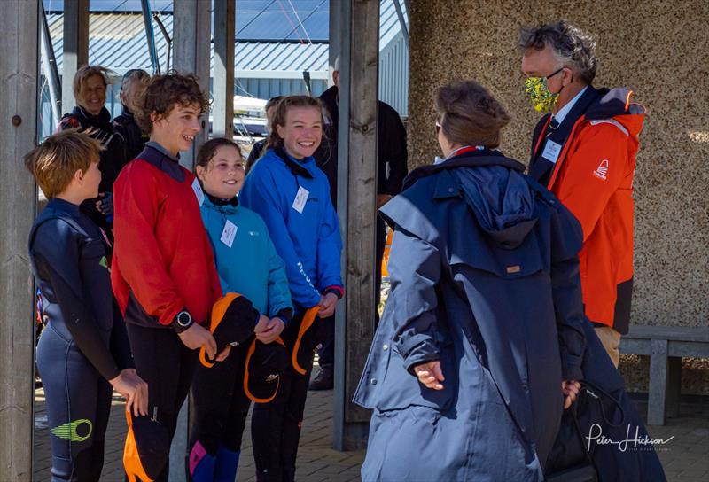 The Princess Royal makes a commemorative visit to Hayling Island Sailing Club photo copyright Peter Hickson taken at Hayling Island Sailing Club