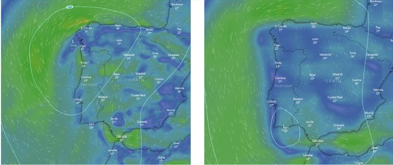 The Ocean Race Europe Leg 1: Monday 0900 UTC photo copyright TH Meteorology taken at 