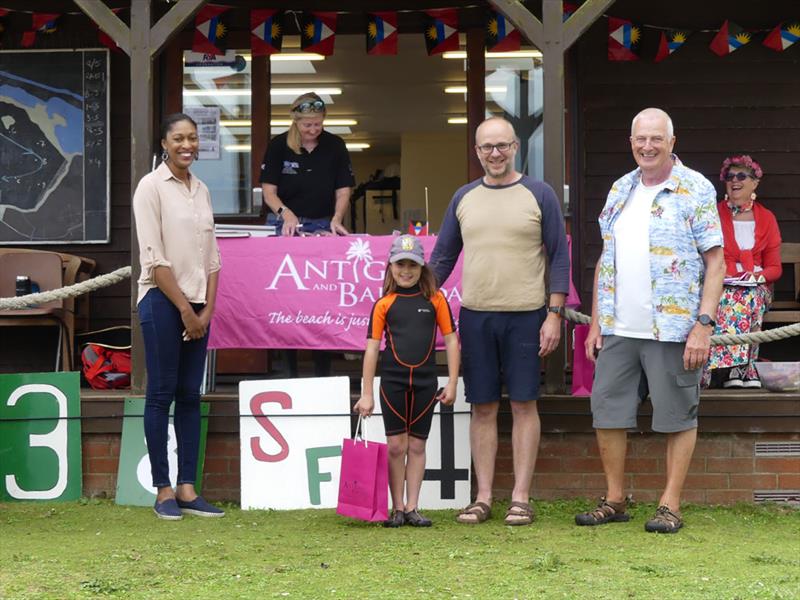 SESCA Antigua Sailing Day Regatta overall winners Sam & Margo Parrett photo copyright Mike Steele taken at St Edmundsbury Sailing & Canoeing Association