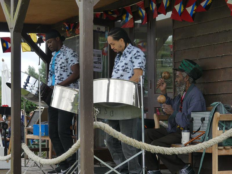 Steel band during the SESCA Antigua Sailing Day Regatta photo copyright Mike Steele taken at St Edmundsbury Sailing & Canoeing Association