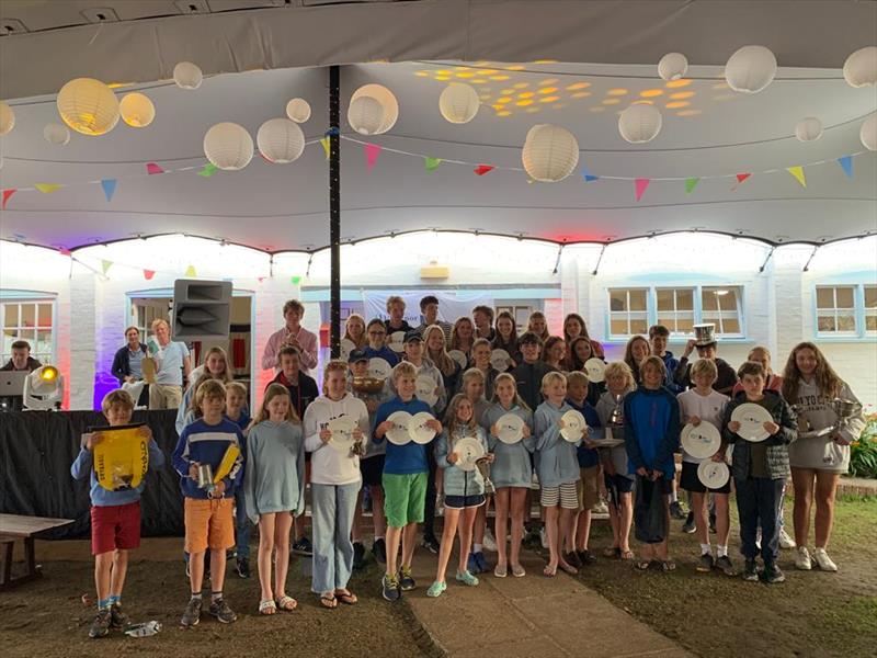 Itchenor Sailing Club Junior Fortnight Prize Winners - photo © Billy Bowman