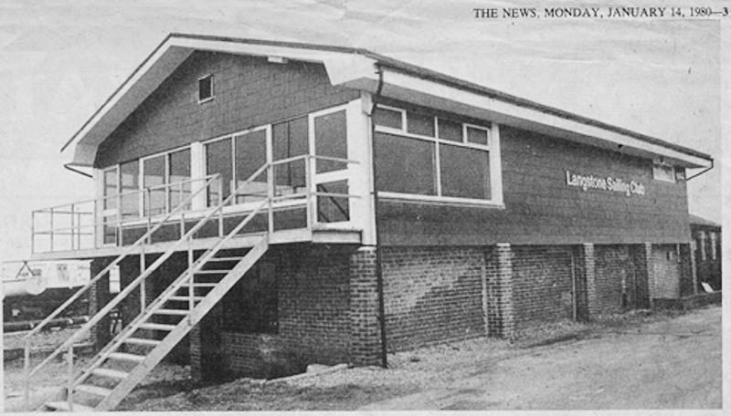 Langstone Sailing Club 75th Anniversary: The new Club house was opened in January 1980 photo copyright Archive taken at Langstone Sailing Club