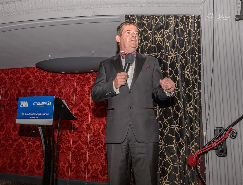 Keith Lovett of Stoneways Marine during the 2021 YJA Stoneways Marine Awards Gala Dinner - photo © Sam Kurtul / www.worldofthelens.co.uk