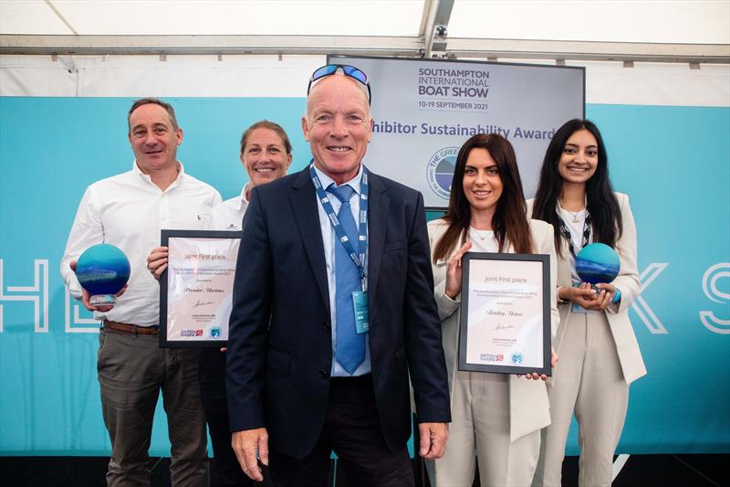 British Marine also presented Exhibitor Environmental Awards to joint winners Premier Marinas and Bentley Motors - photo © SIBS