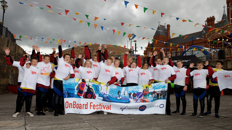 Almost 100 Cardiff schoolchildren were given the chance to take part in their first sailing regatta in Cardiff Bay over the weekend, thanks to the OnBoard scheme photo copyright Ian Roman / www.ianroman.com taken at 