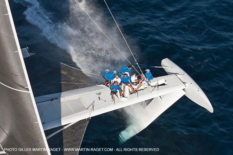 L'Hydroptere chases speed records again photo copyright Gilles Martin-Raget / L'Hydroptere taken at 