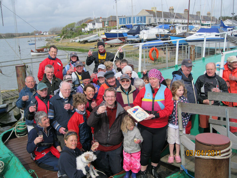 Mudeford Sailing Club celebrates 50 years photo copyright Chris Rowland taken at Mudeford Sailing Club