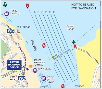 The new small craft channel for Cowes photo copyright Cowes Harbour Commissio taken at 