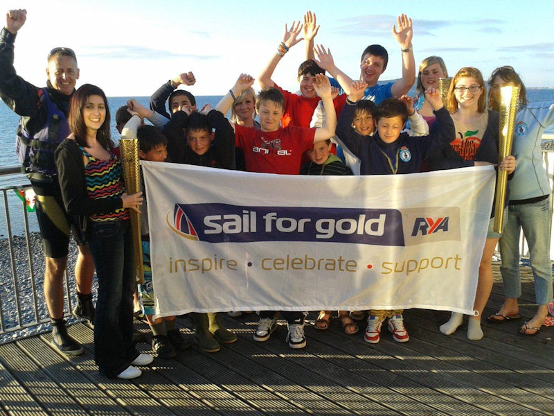 Sail for Gold celebrations at Penmaenmawr Sailing Club photo copyright RYA taken at Penmaenmawr Sailing Club
