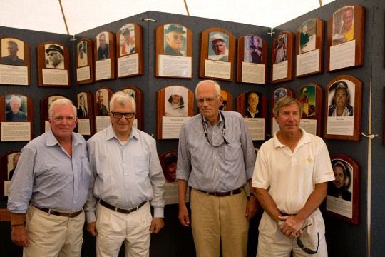 Patrizio Bertelli, Jonathan Wright and Gerard Lambert join America’s Cup Hall of Fame photo copyright Gilles Martin-Raget / ACEA 2012 taken at 