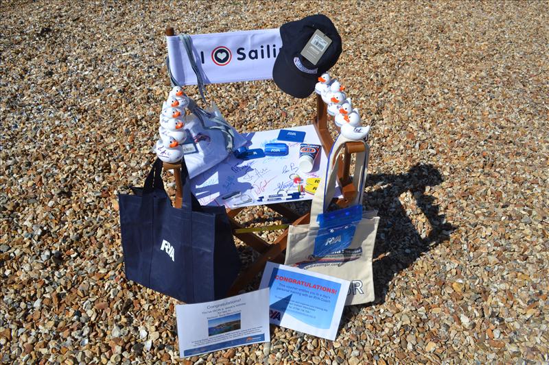 Prizes in the RYA ilovesailing competition photo copyright RYA taken at 