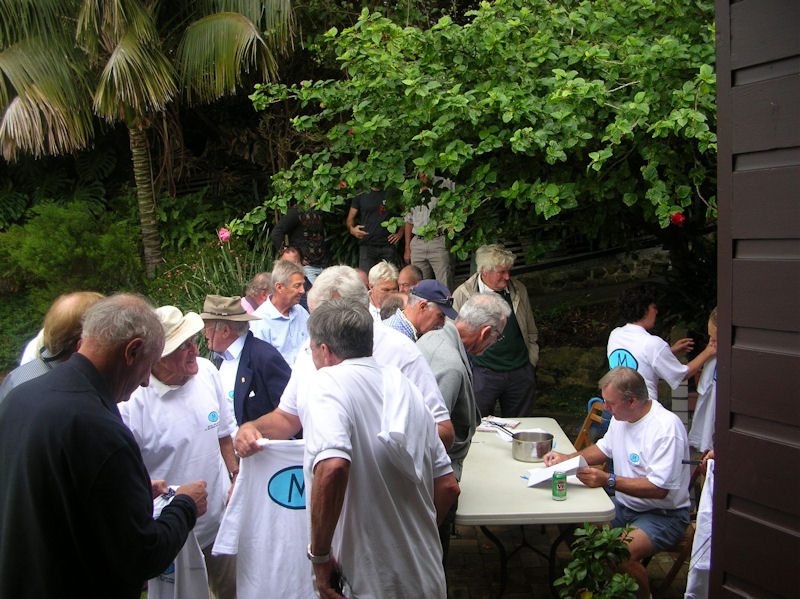 Some of the many guests arriving - including Rob Brown, Ian Kiernan and Hugh Treharne photo copyright Di Pearson taken at Sydney Amateur Sailing Club