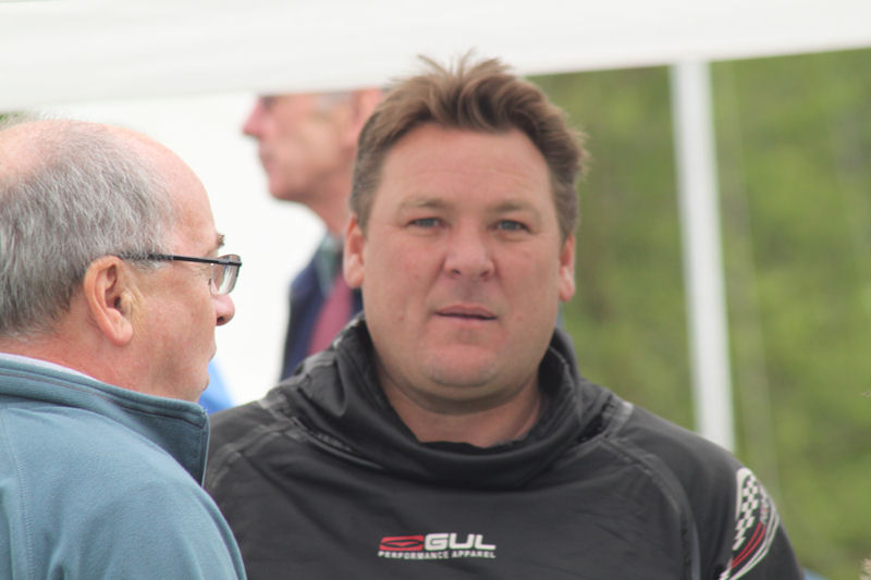 Rob Dunkley, the new Sailing Secretary, during Hollowell Sailing Club’s Open Day photo copyright Wendy Middleton-Smith taken at Hollowell Sailing Club