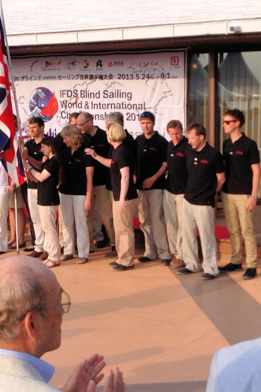 Team GBR at the 2013 IFDS Blind Sailing World Championships photo copyright Team GBR taken at Seabornia Yacht Club