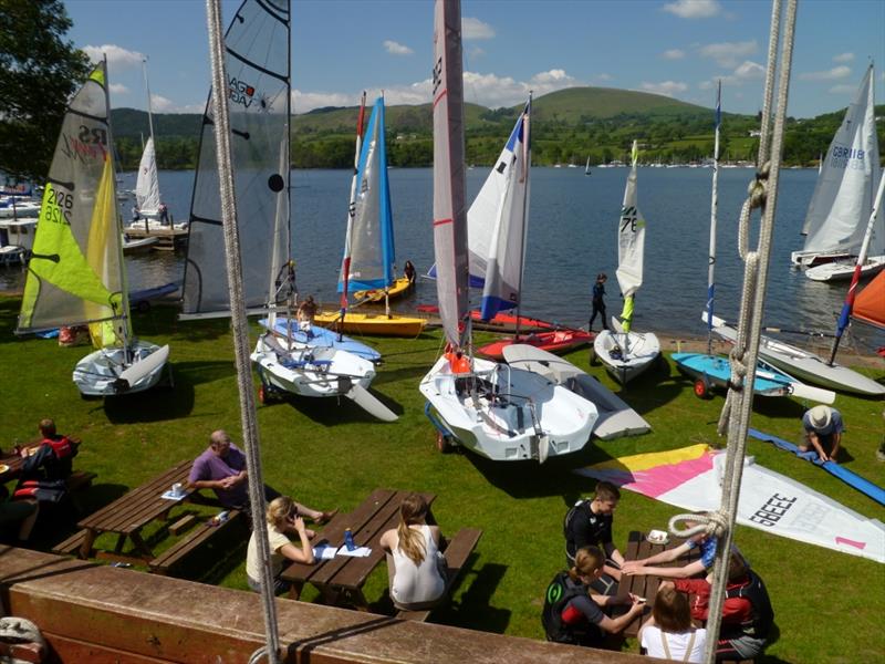The sun shines for Ullswater's Open Day photo copyright Sue Giles taken at Ullswater Yacht Club
