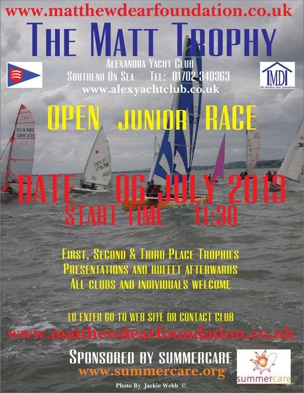 The Matt Trophy 2013 poster photo copyright Tina Dear taken at 