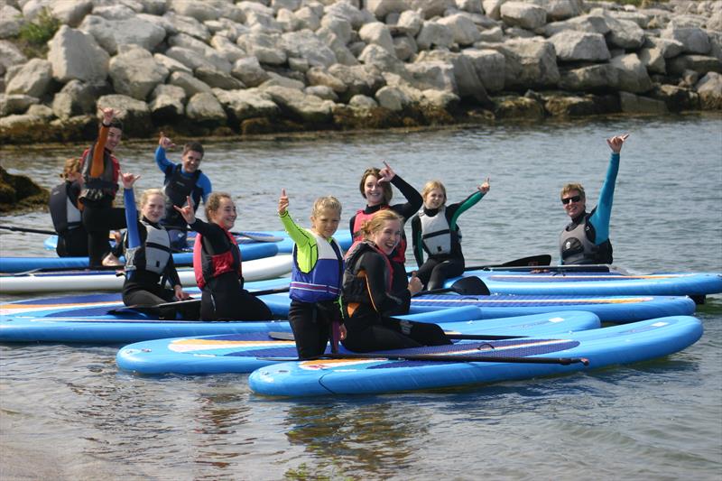 Taster sessions at GJW Direct SailFest 2013 photo copyright Brenda Hoult taken at Weymouth & Portland Sailing Academy