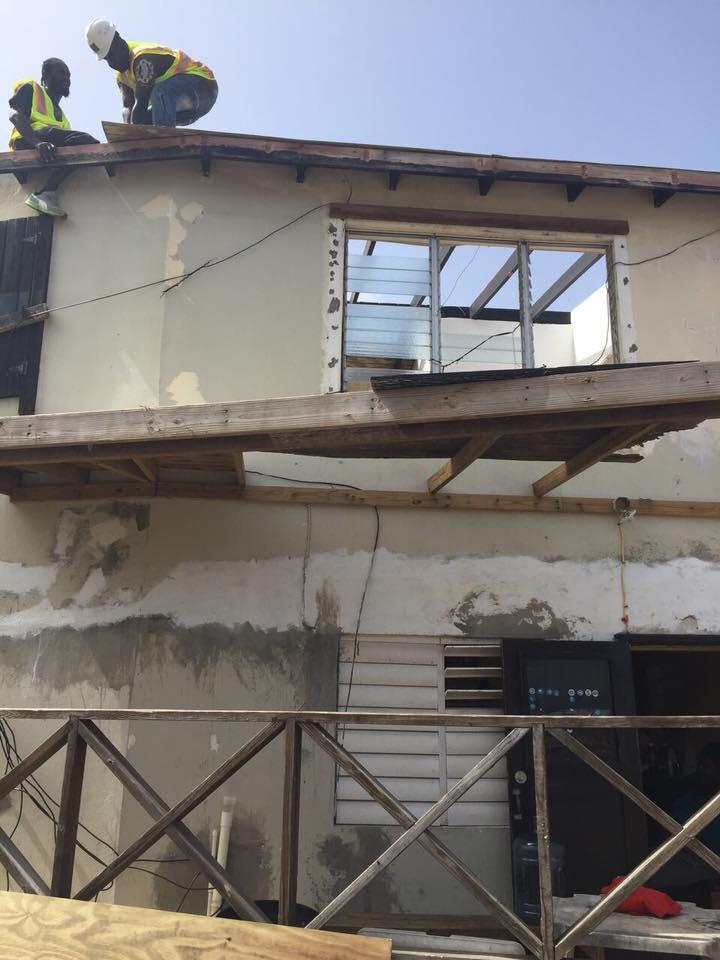 Repair work photo copyright Adopt a Roof BVI taken at 