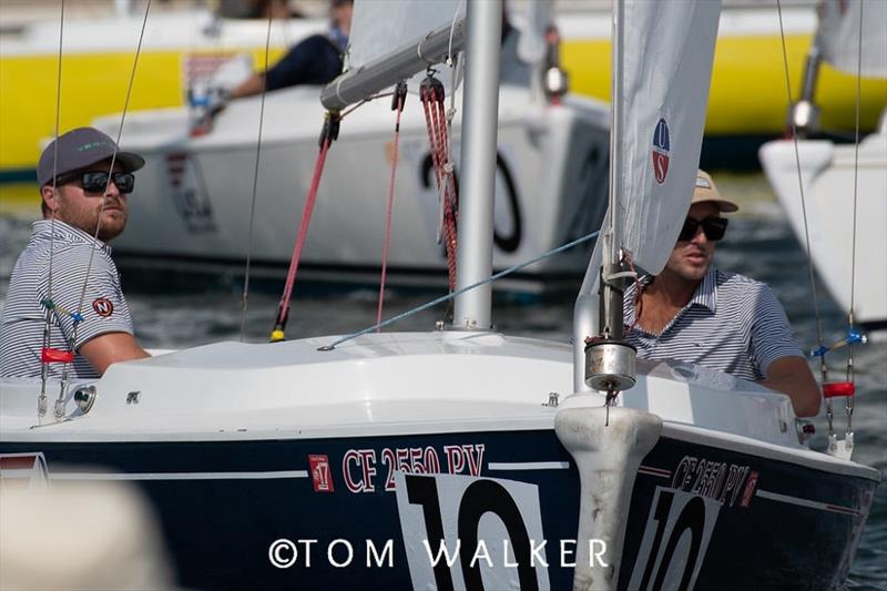 Jake La Dow (left), Alex Curtiss (right) at 2020 Championship of Champions in Newport Beach, California photo copyright Tom Walker taken at Balboa Yacht Club