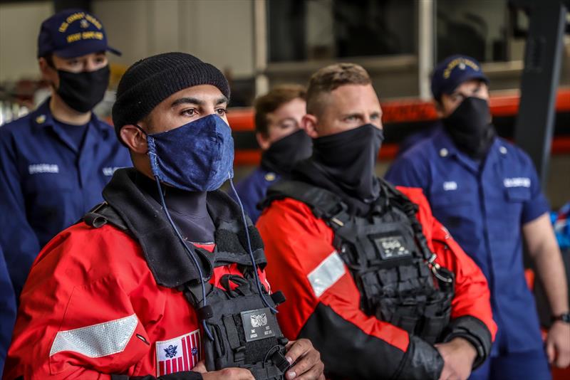 Throughout the pandemic Coast Guard members have been actively battling the spread of the disease while fulfilling their missions photo copyright US Coast Guard taken at American Yacht Club, New York