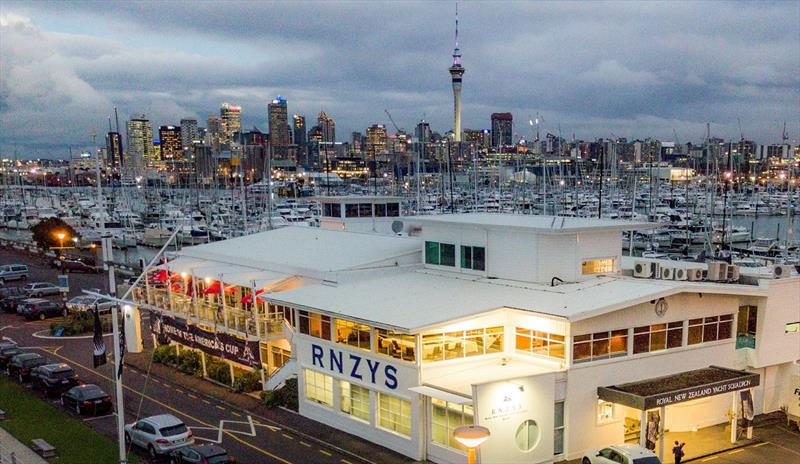 The race finishes off Royal New Zealand Yacht Squadron photo copyright RNZYS taken at Royal New Zealand Yacht Squadron