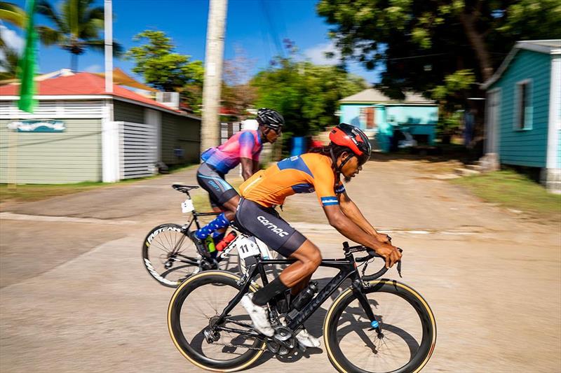 Elite rider Emmanuel Gayral won the Chase the Race - Beat the Boats Around Antigua Bike Race in a time of 3 hours, 2 minutes and 43 seconds. This is the second time that Gayral has won this event - photo © William Simpson Photography
