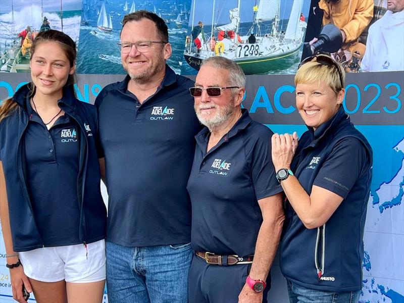 Adventure Class (47ft-56ft) Team Outlaw Crews in the UK MDL Marinas Ocean Village Press conference - photo © Aïda Valceanu / OGR2023