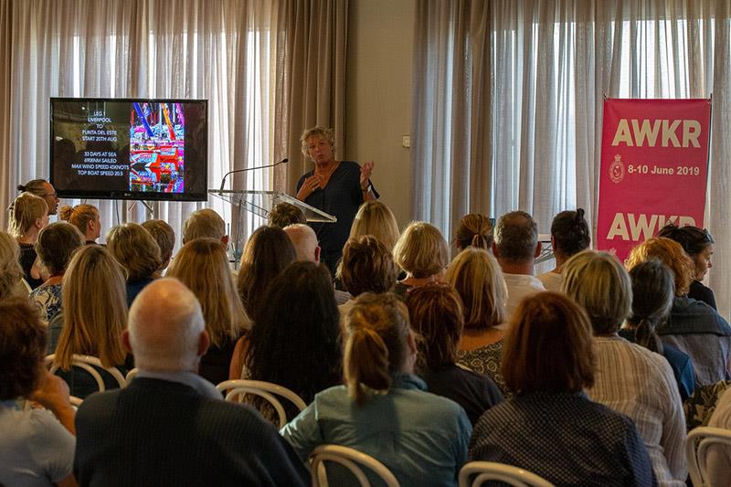 Wendy Tuck guest speaker at 2019 AWKR - pic courtesy  photo copyright Royal Melbourne Yacht Squadron taken at Royal Melbourne Yacht Squadron