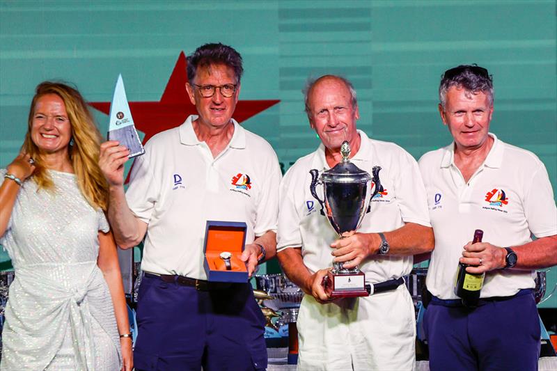 Poul Jensen's Jabberwock (ANT) wins the Dragon Class at Antigua Sailing Week 2024 photo copyright Paul Wyeth / pwpictures.com taken at Antigua Yacht Club