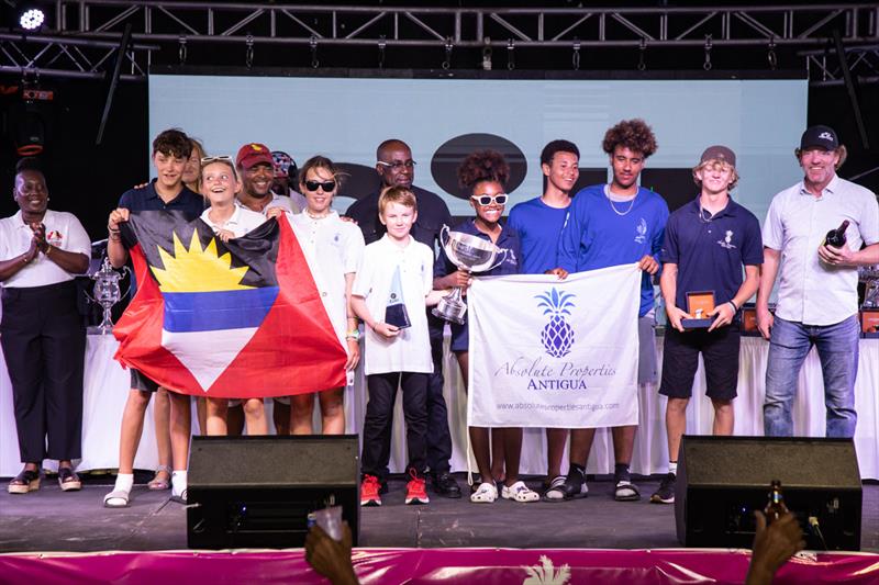 Legacy Class winners: Tyler Jones' J/30 Absolute Properties Blue Peter (ANT) - Antigua Sailing Week - photo © Paul Wyeth/pwpictures.com