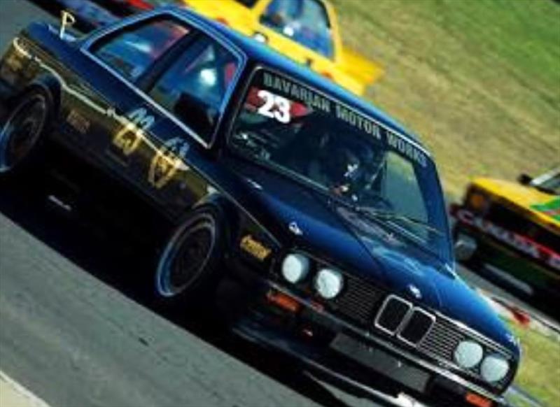 Michael racing in the ex Group A BMW touring car - photo © Michael Spies