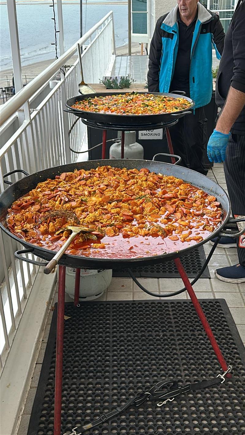 Paella was welcome after sailing last night - Australian Women's Keelboat Regatta 2025 - photo © Richard Matterson
