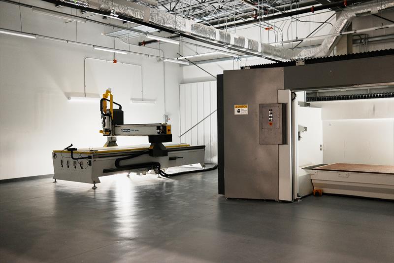 CNC milling facilities - American Magic's High Performance Centre in Pensacola, Florida - January 2026 photo copyright American Magic taken at New York Yacht Club American Magic