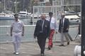 VADM Barrett arriving at RANSA with RANSA Comodiore Dave Giddings © Roger Wragby
