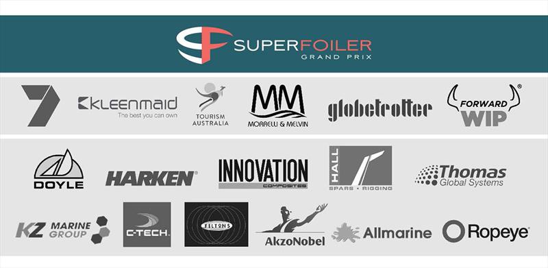 SuperFoiler Grand Prix Sponsors photo copyright SuperFoiler taken at 