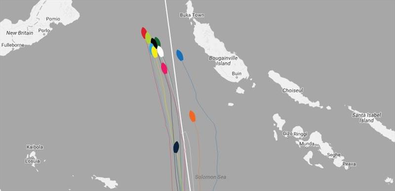 Current positions – Clipper Round the World Yacht Race 7: The Forever Tropical Paradise Race, Day 5 photo copyright Clipper Race taken at 