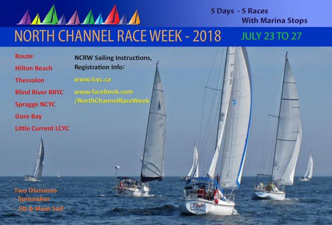 North Channel Race Week (NCRW) 2018 photo copyright Mike Coomes taken at Little Current Yacht Club