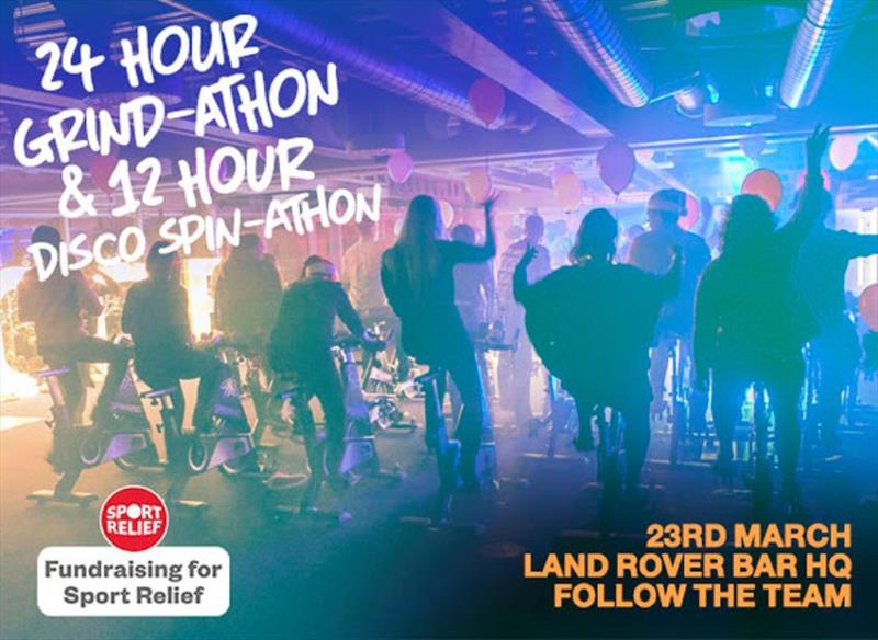 Sport Relief 'Grind-athon' photo copyright Land Rover BAR taken at 