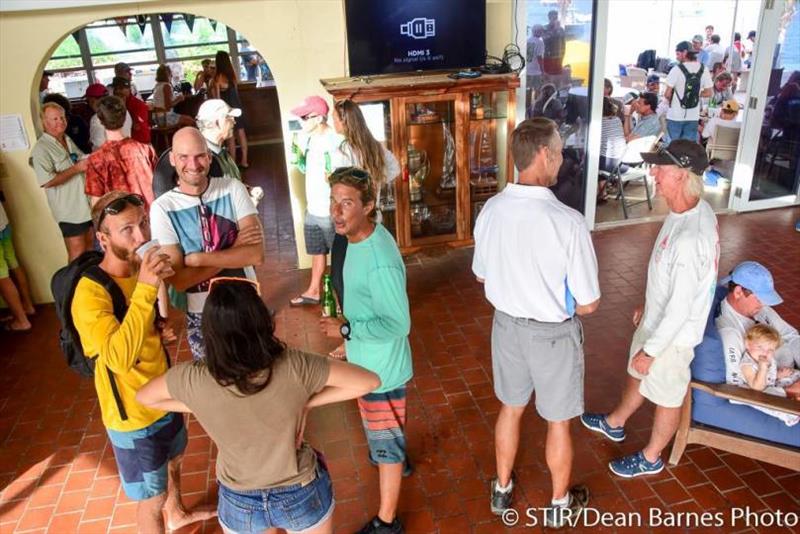 A hub of activity at St Thomas YC during the regatta photo copyright Dean Barnes / STIR taken at St. Thomas Yacht Club